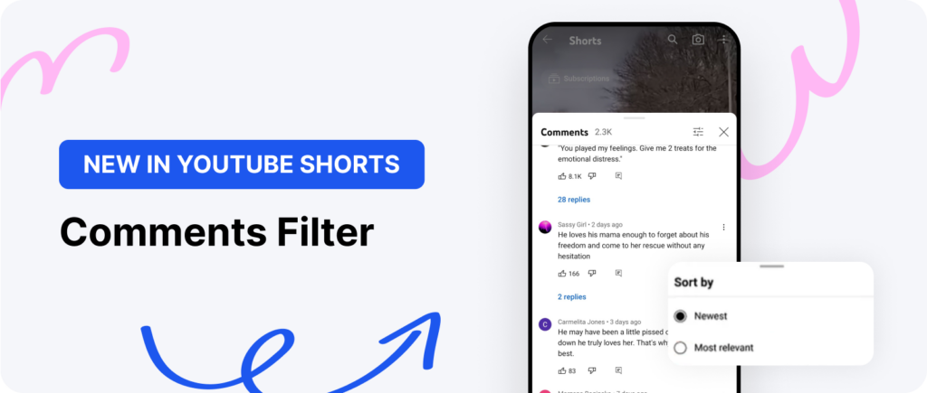 Comments filter