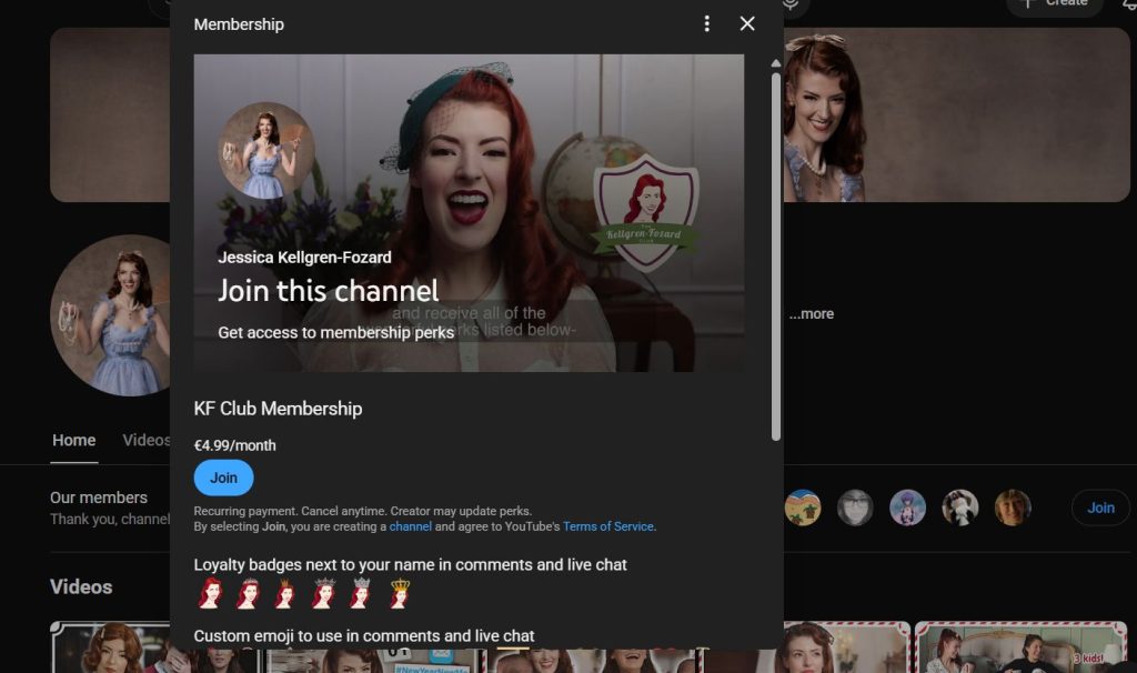 one-tier membership example
